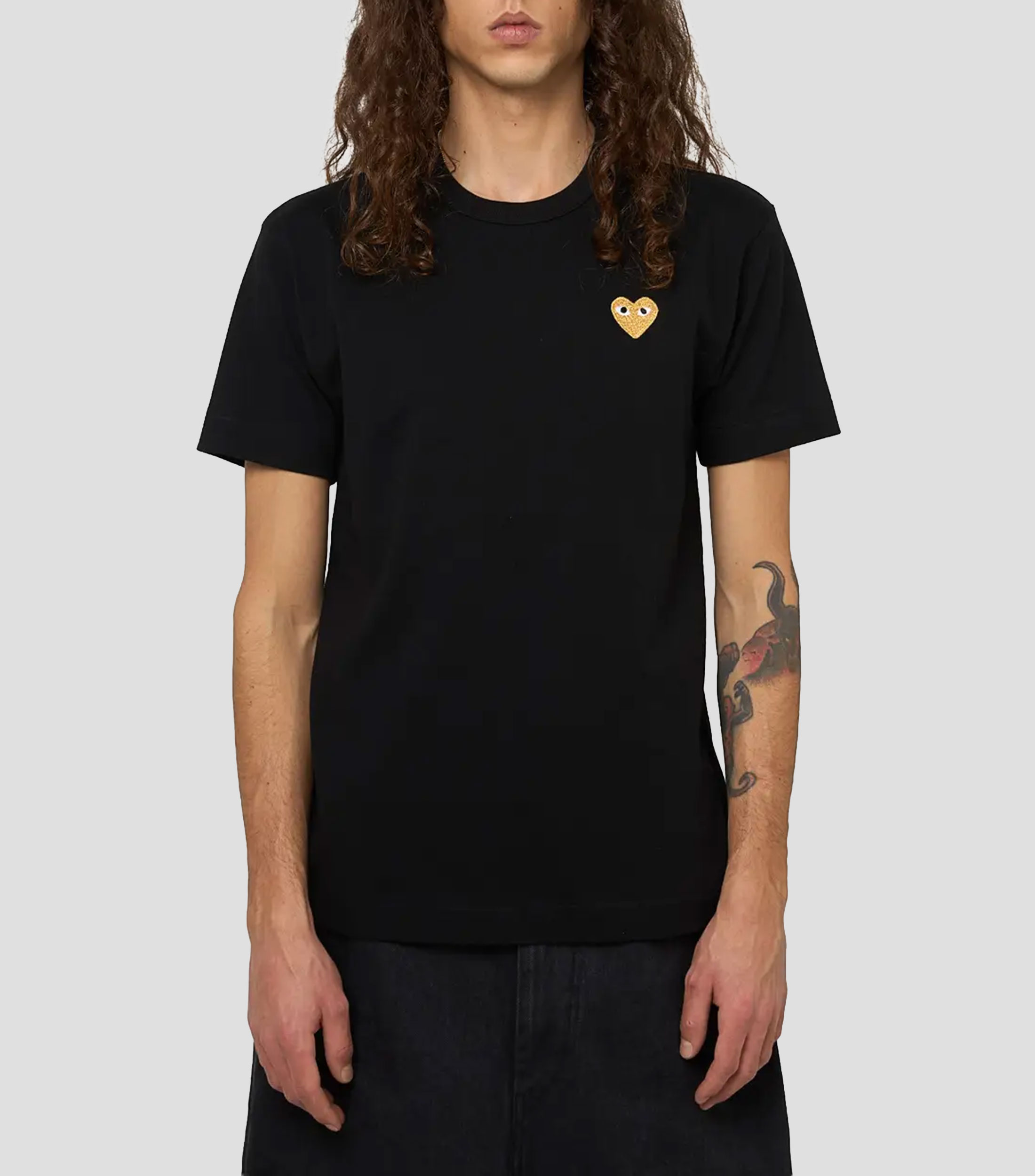 Playera cuello redondo manga corta lisa Hombre